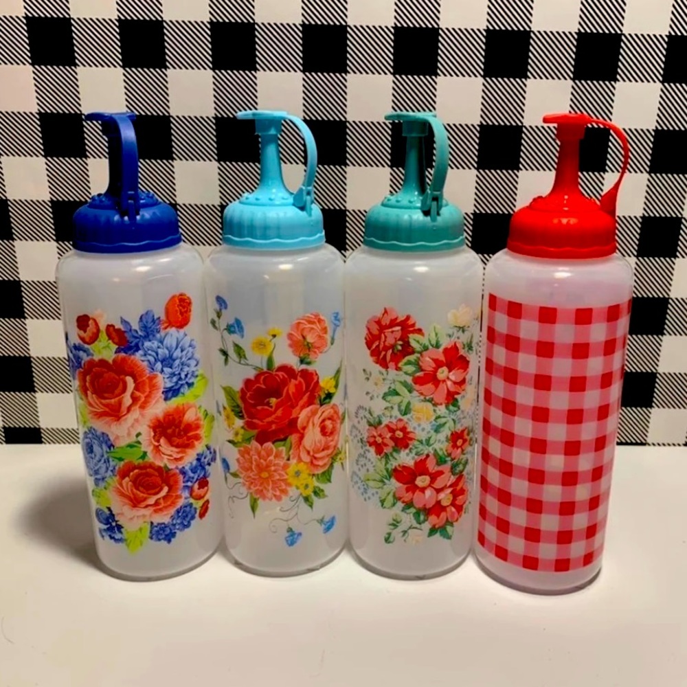 Pioneer Woman Squeeze Dispenser Bottles